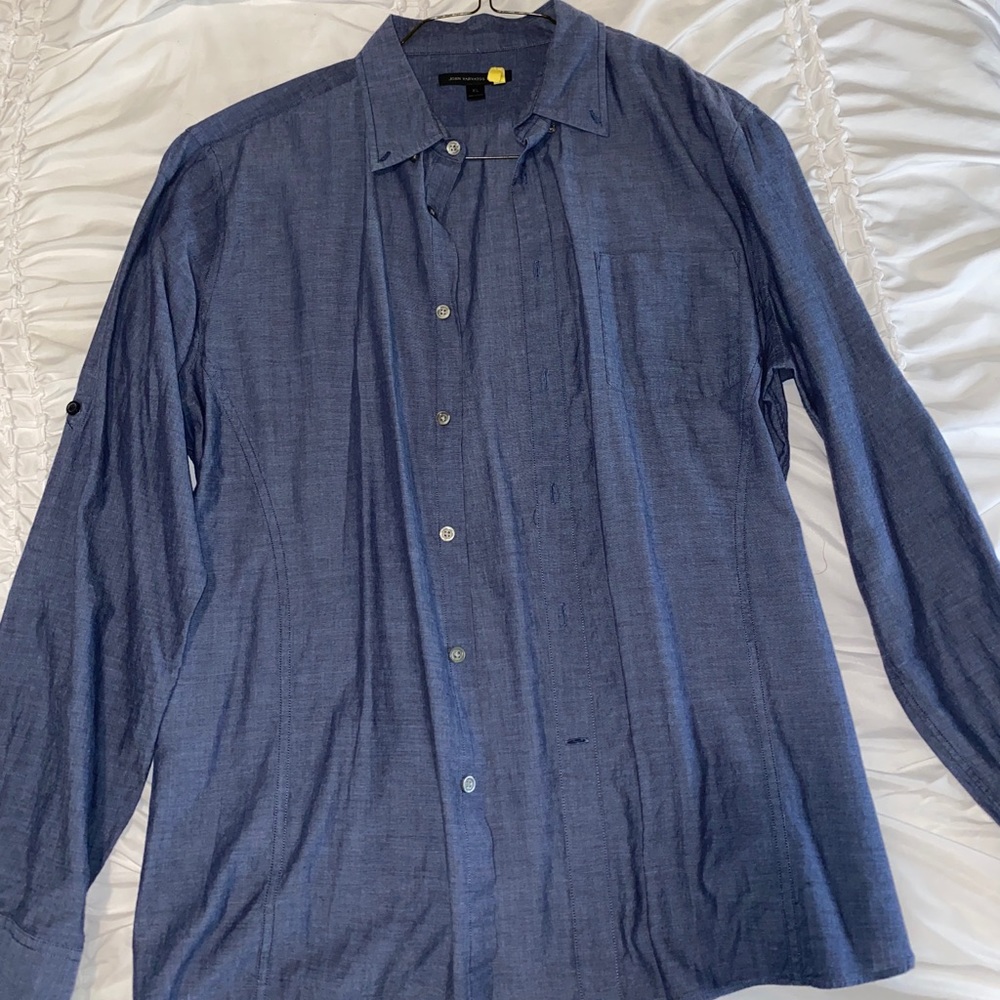 Blue Button Up Shirt